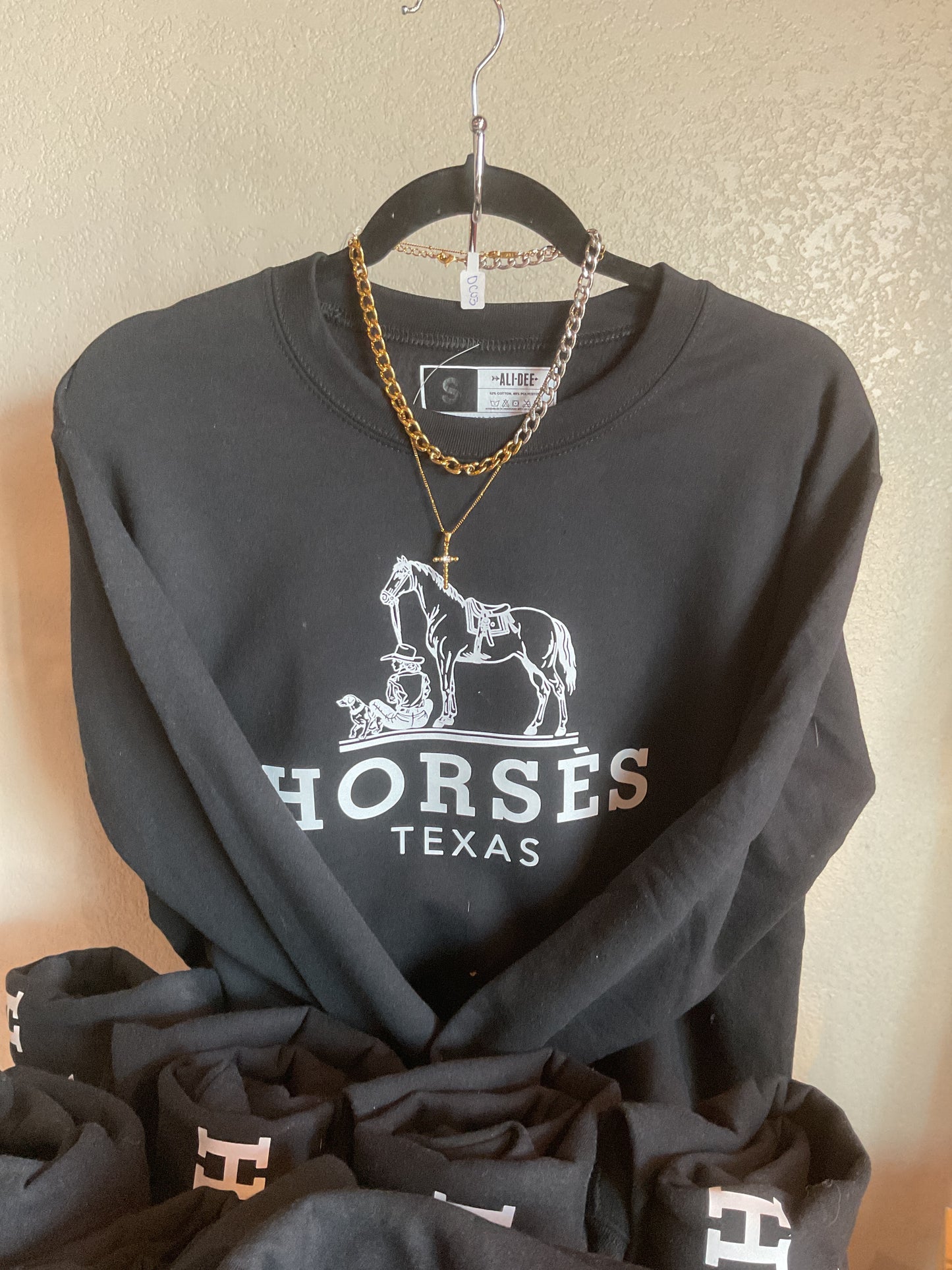 AD03 Horses Texas Sweatshirt