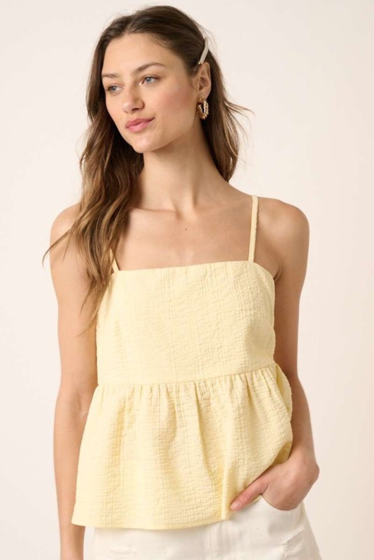 MT01 Yellow Swing Tank Top
