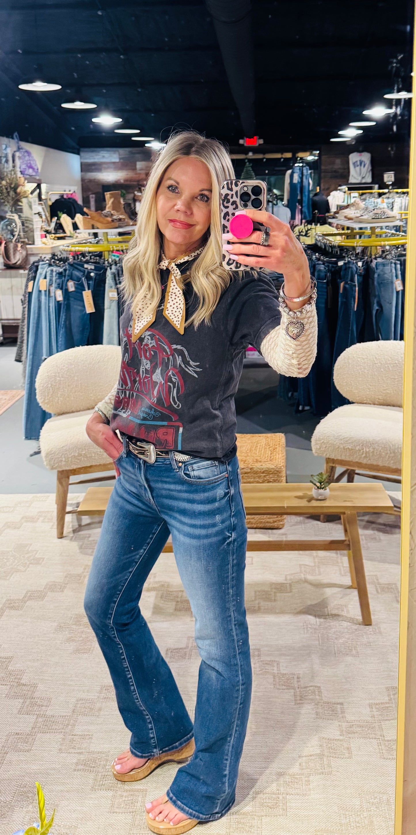 Camel with Hearts Neckerchief