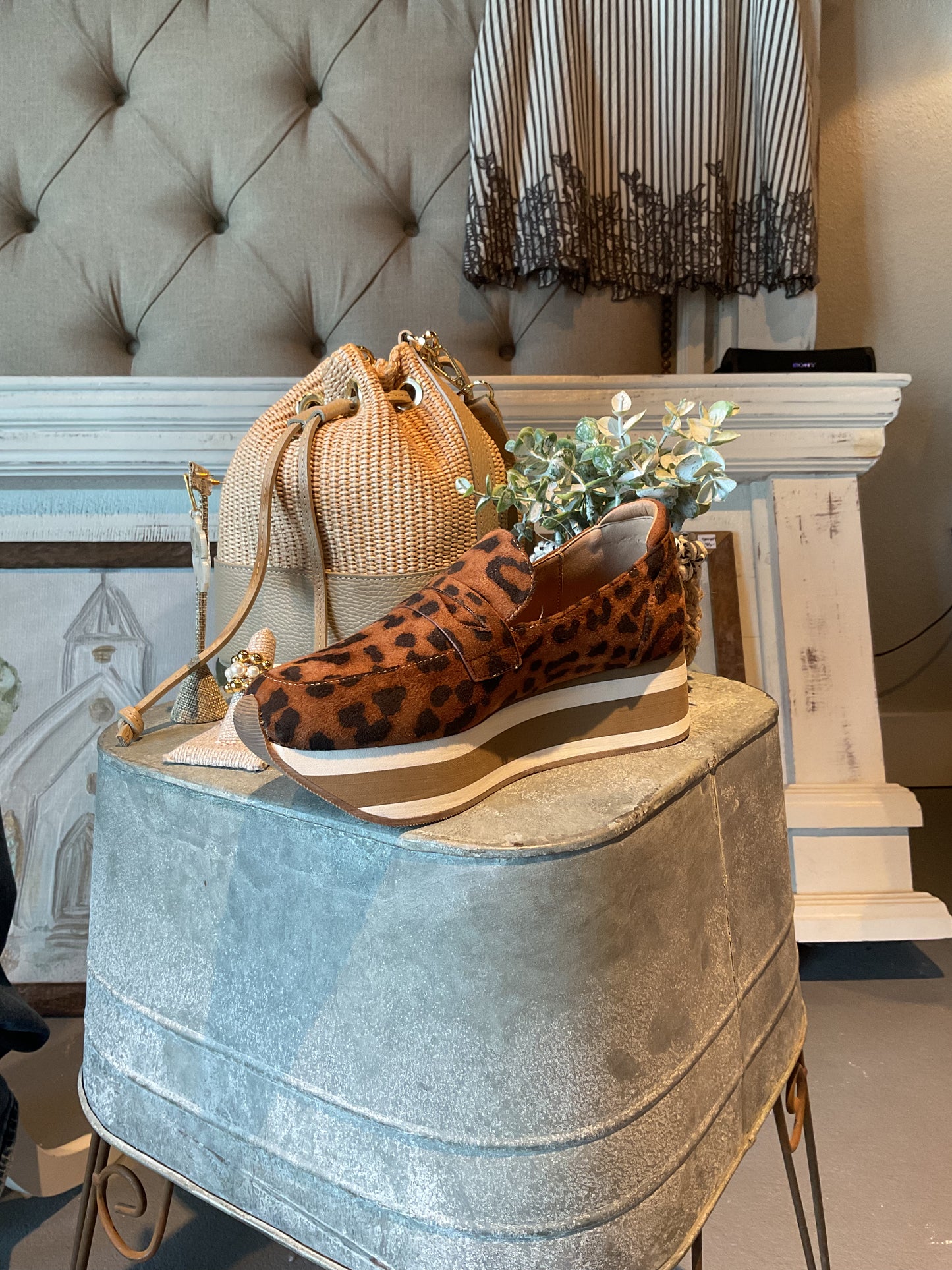 Leopard SHEESH Corkys Platform Shoe