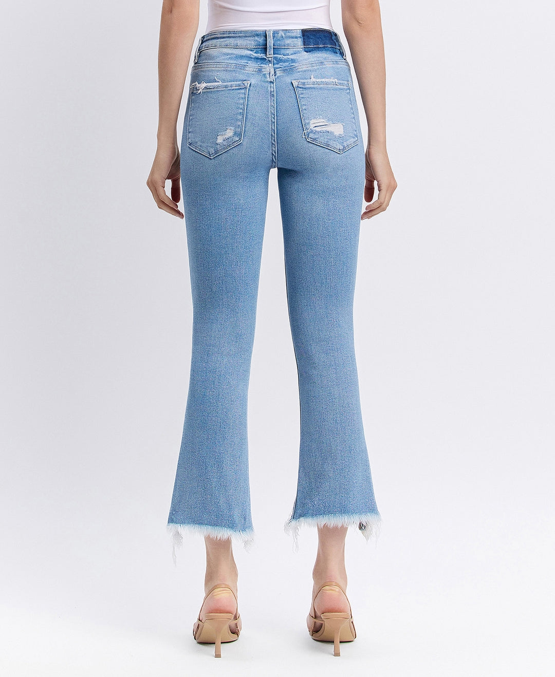 High Rise Kick Flare Jeans