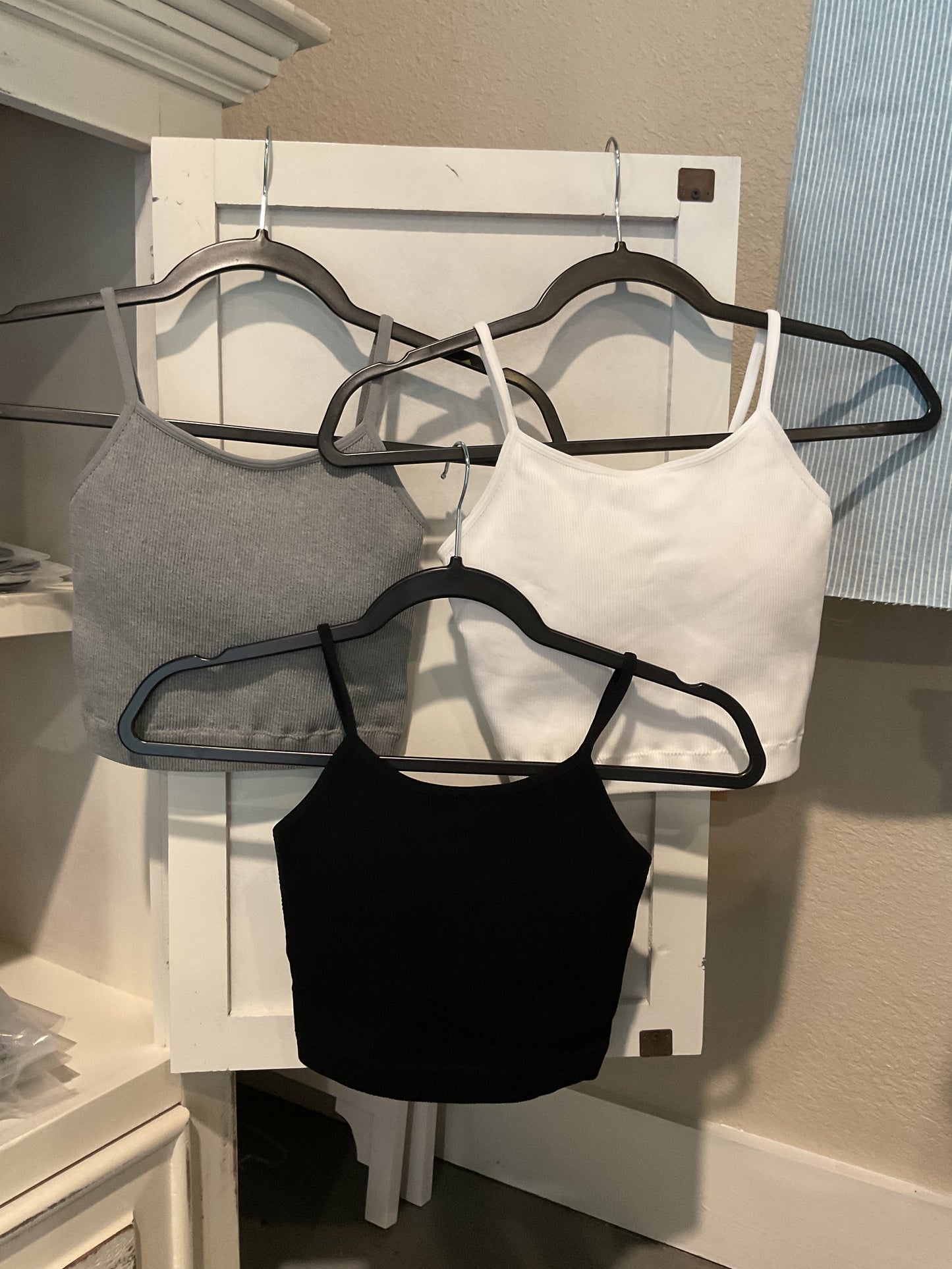 Ribbed Bralette Gray