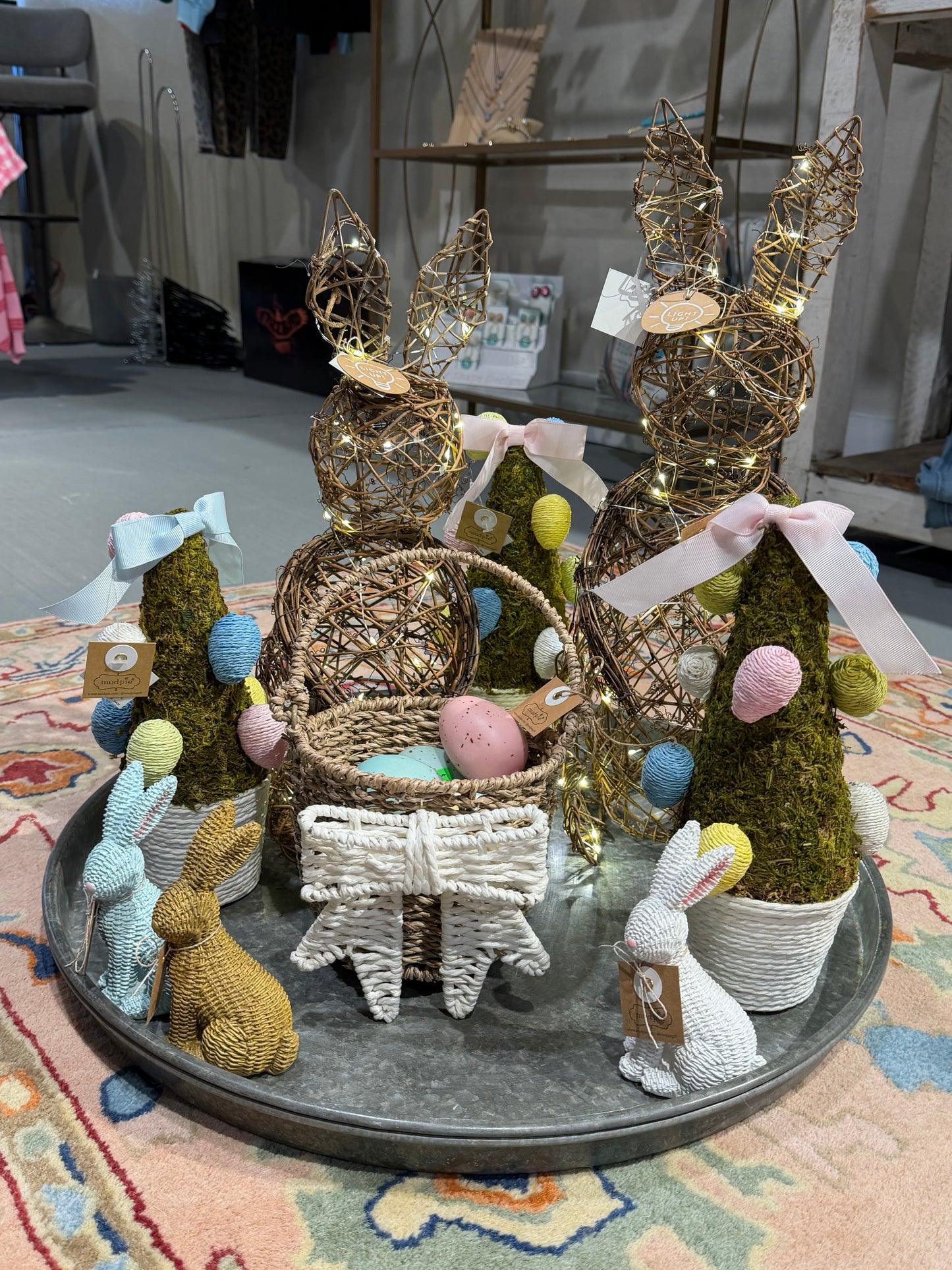 LARGE MOSS EASTER EGG TREE