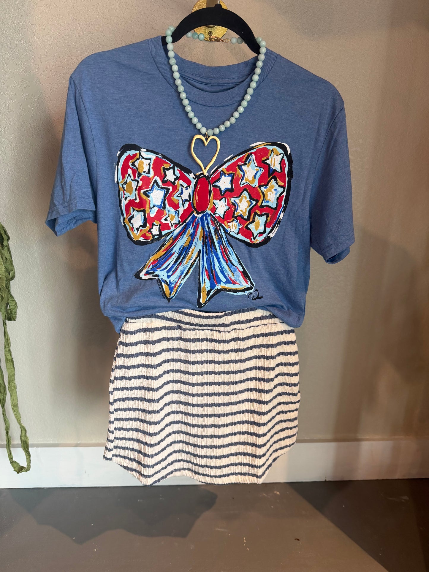 Patriotic Bow Shirt