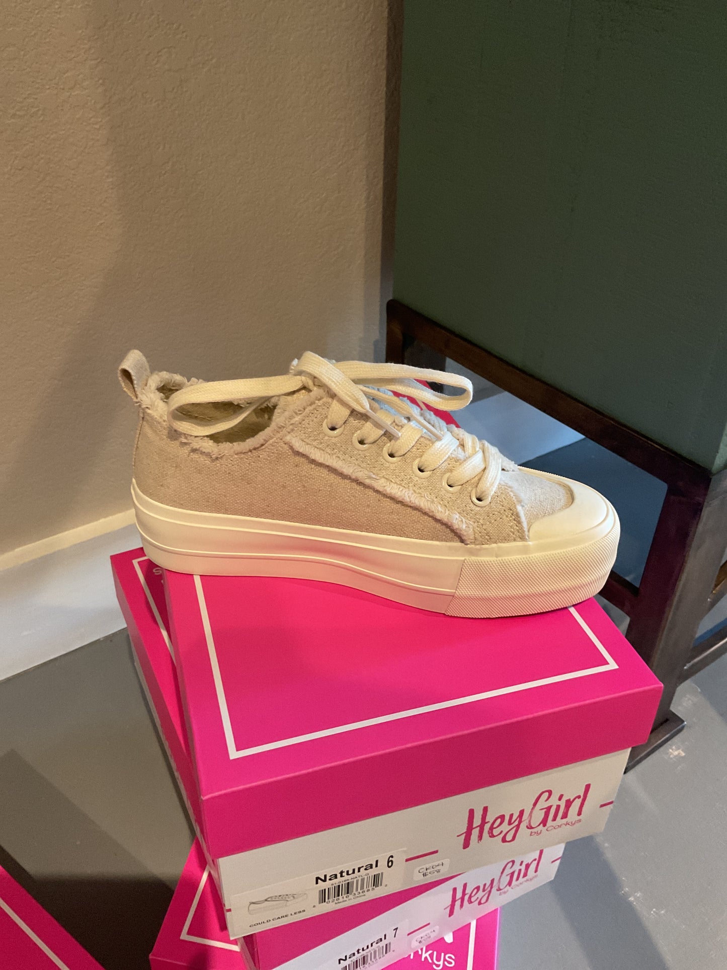 CK04 Natural Could Care Less Sneakers