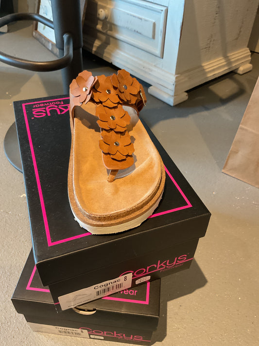 CK03 Cognac Bless Her Heart Sandal