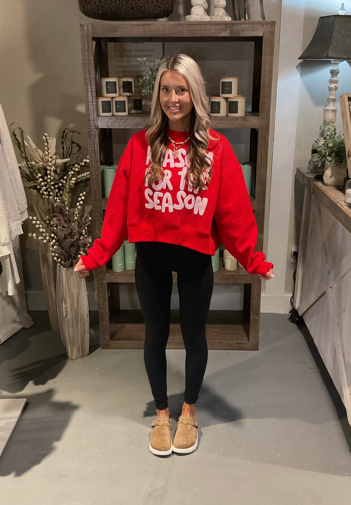 Reason for the Season Semi Cropped Sweatshirt