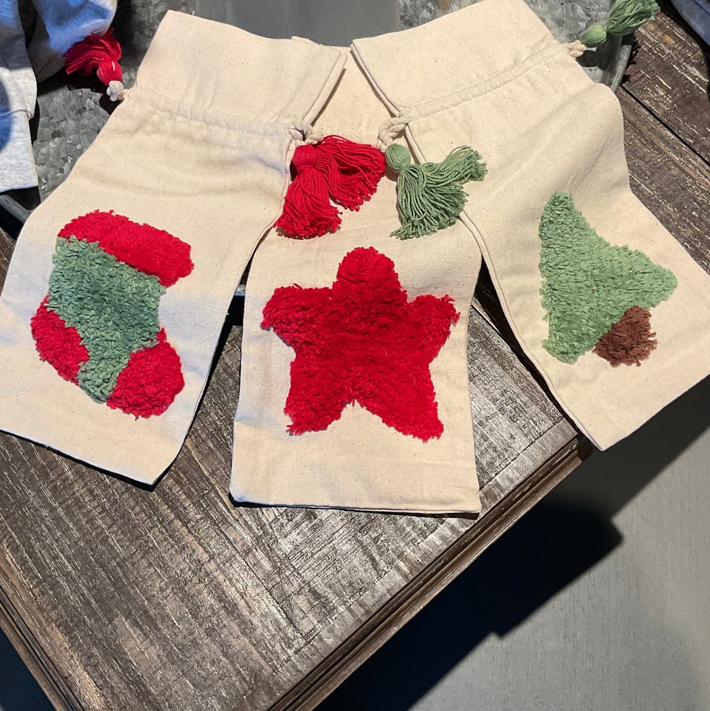 Woven Cotton Drawstring Wine Bag