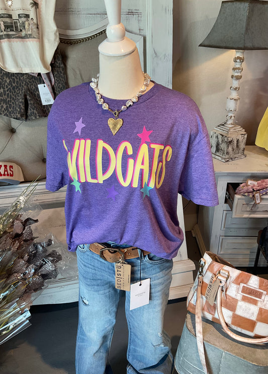 Purple Wildcats Tee
