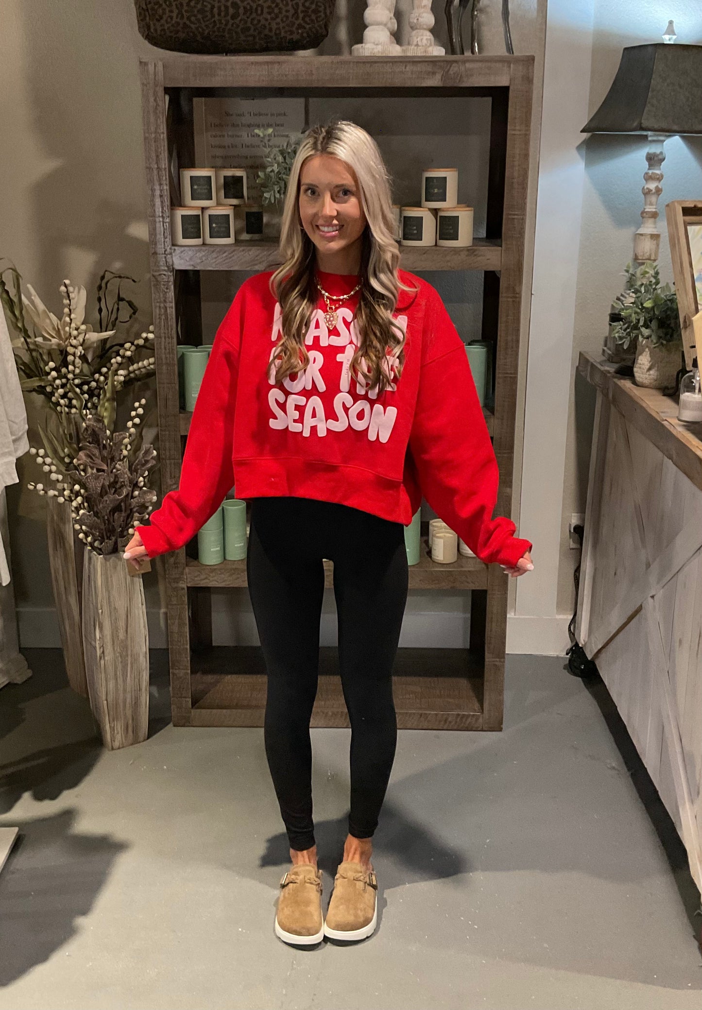 Reason for the Season Semi Cropped Sweatshirt