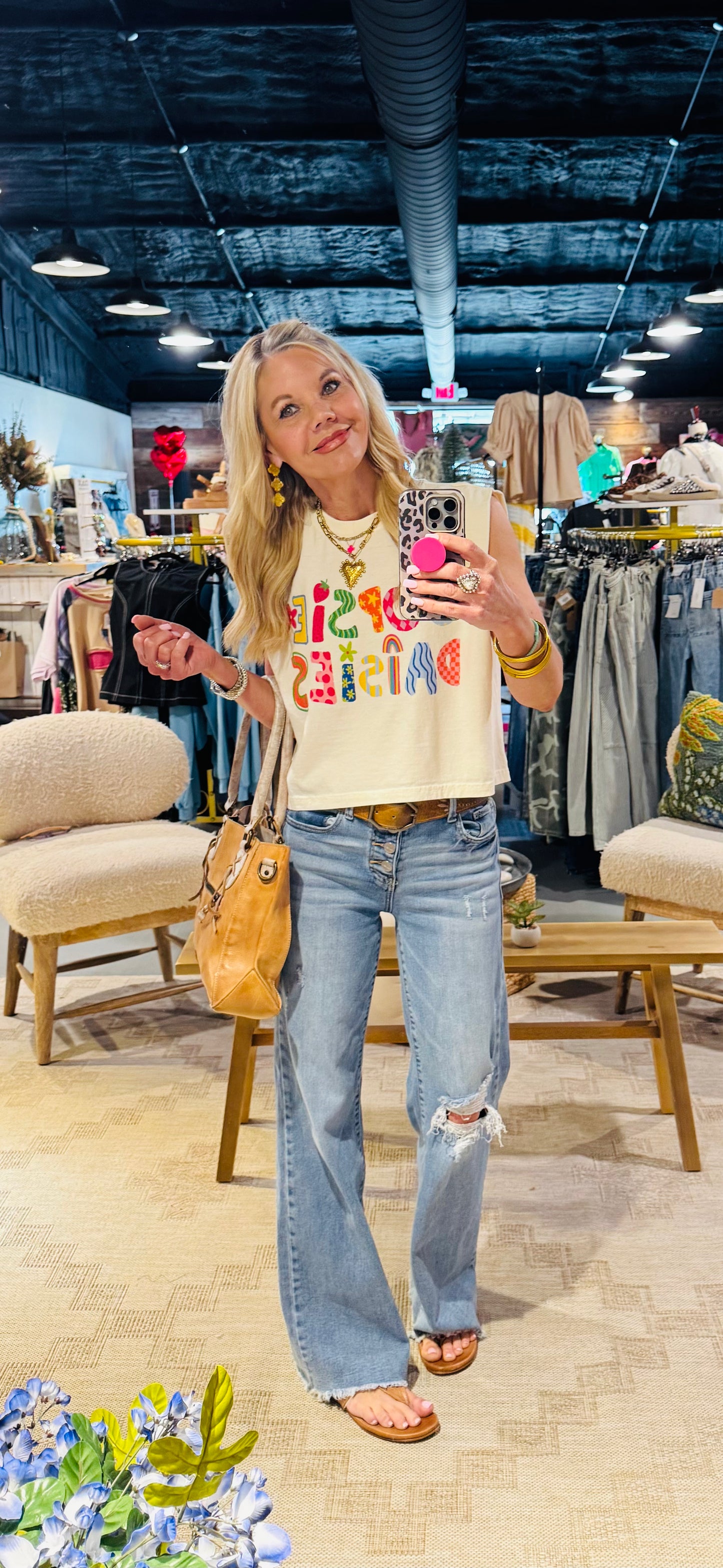 Oopsie Daisies Tank