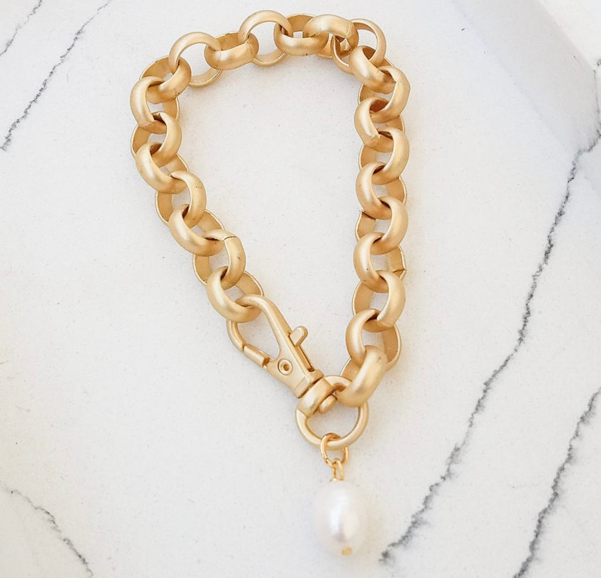 Pearl Rolo Bracelet