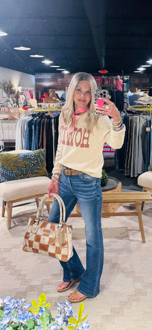 Crewneck Howdy Sweater
