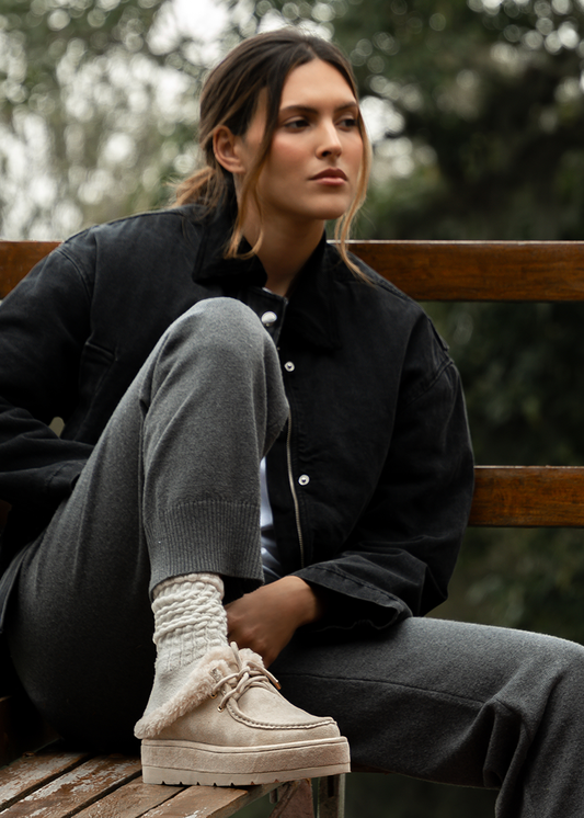 Tulsa Slip-On Mule in Soft Faux Suede