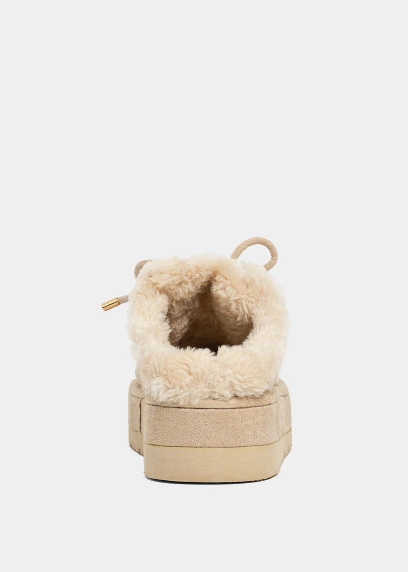 Tulsa Slip-On Mule in Soft Faux Suede