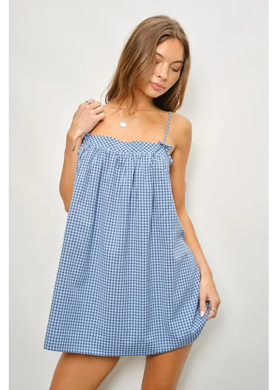 Gingham Mini Dress