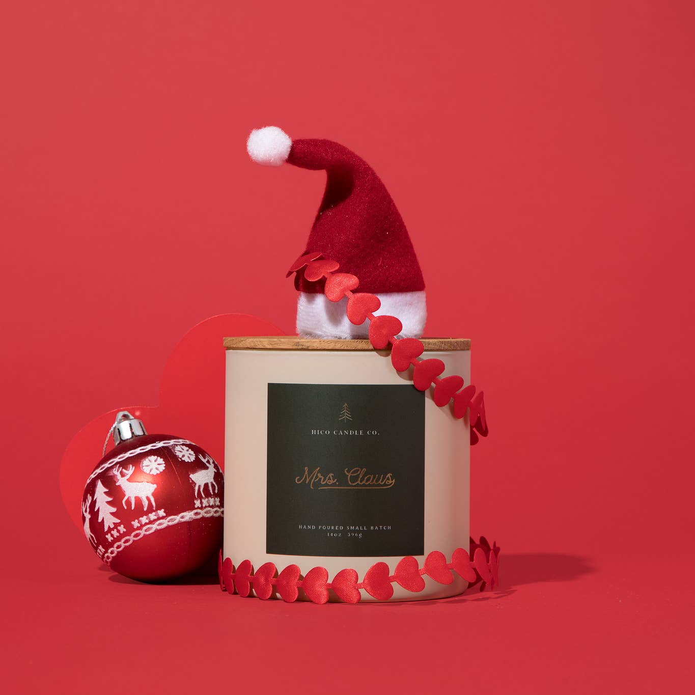 Hico Candle Co. 14 oz Mrs. Claus