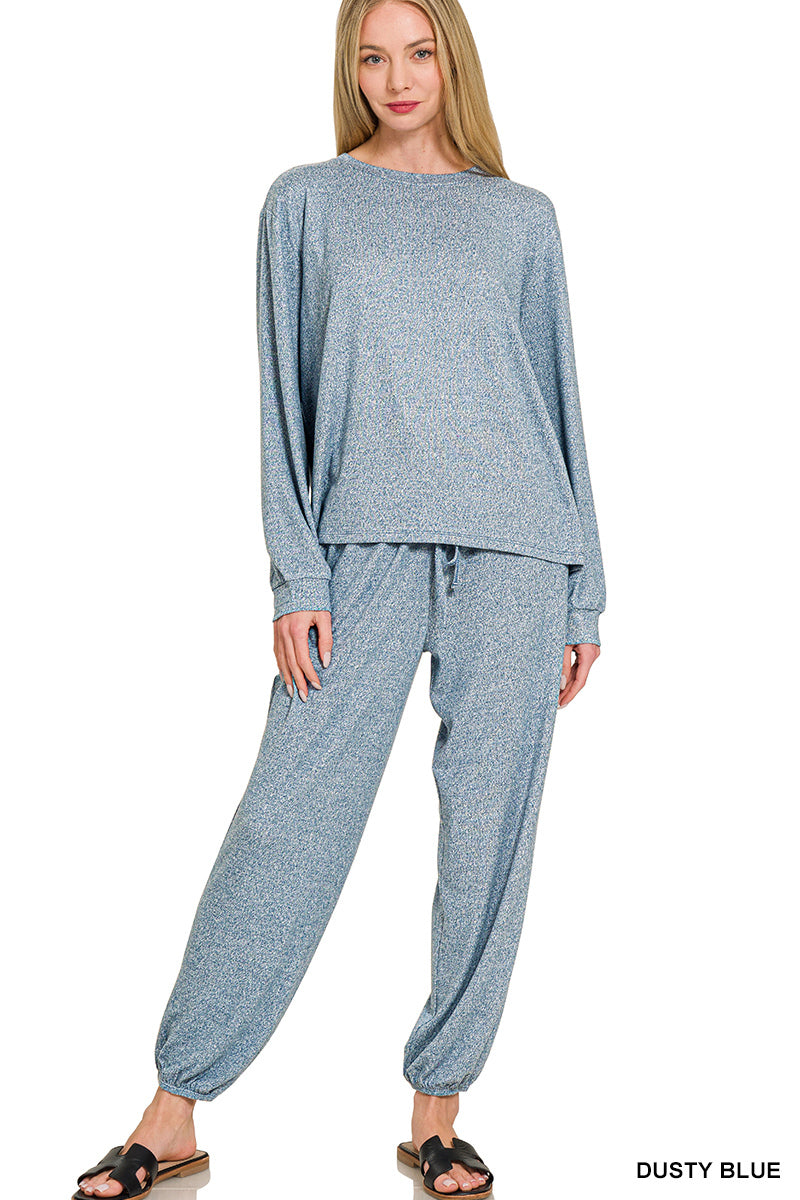 Hacci Lounge Set in Dusty Blue