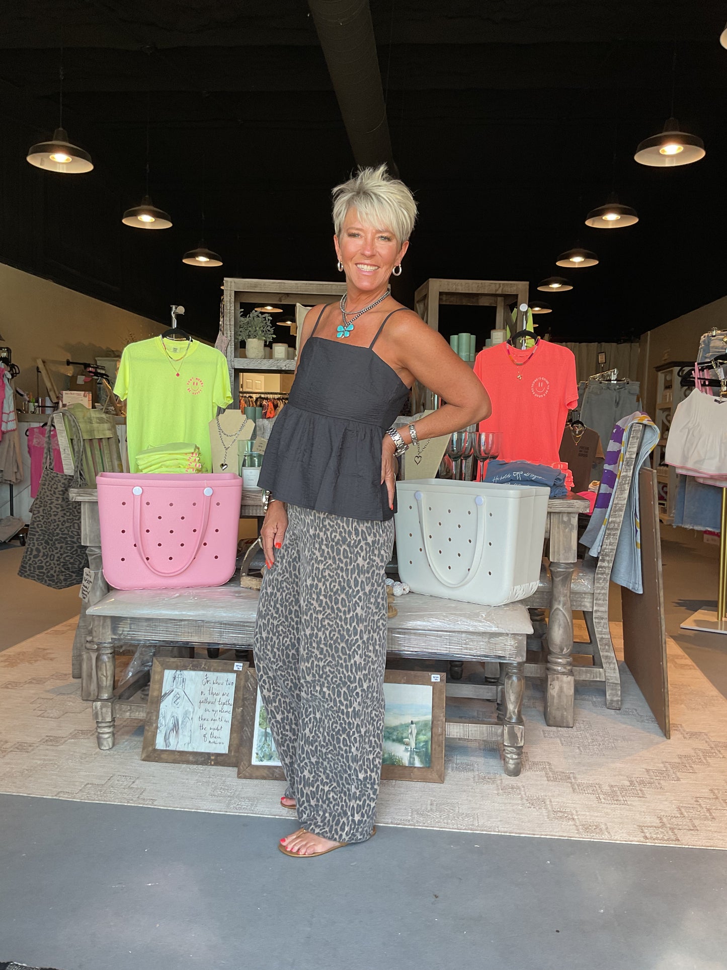 MT03 Black Peplum Tank Top