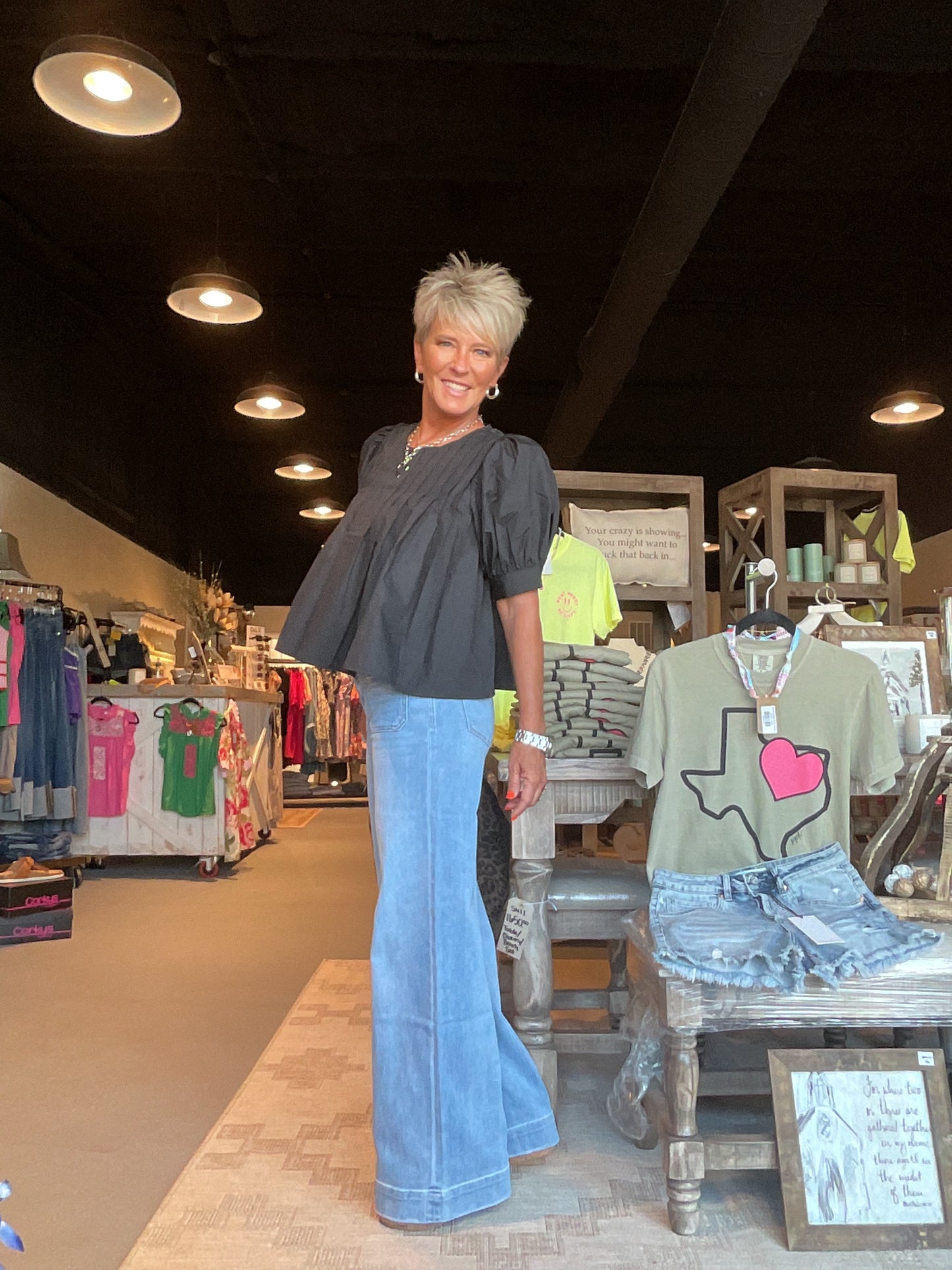 FM03 High Rise Wide Leg Trousers Jeans