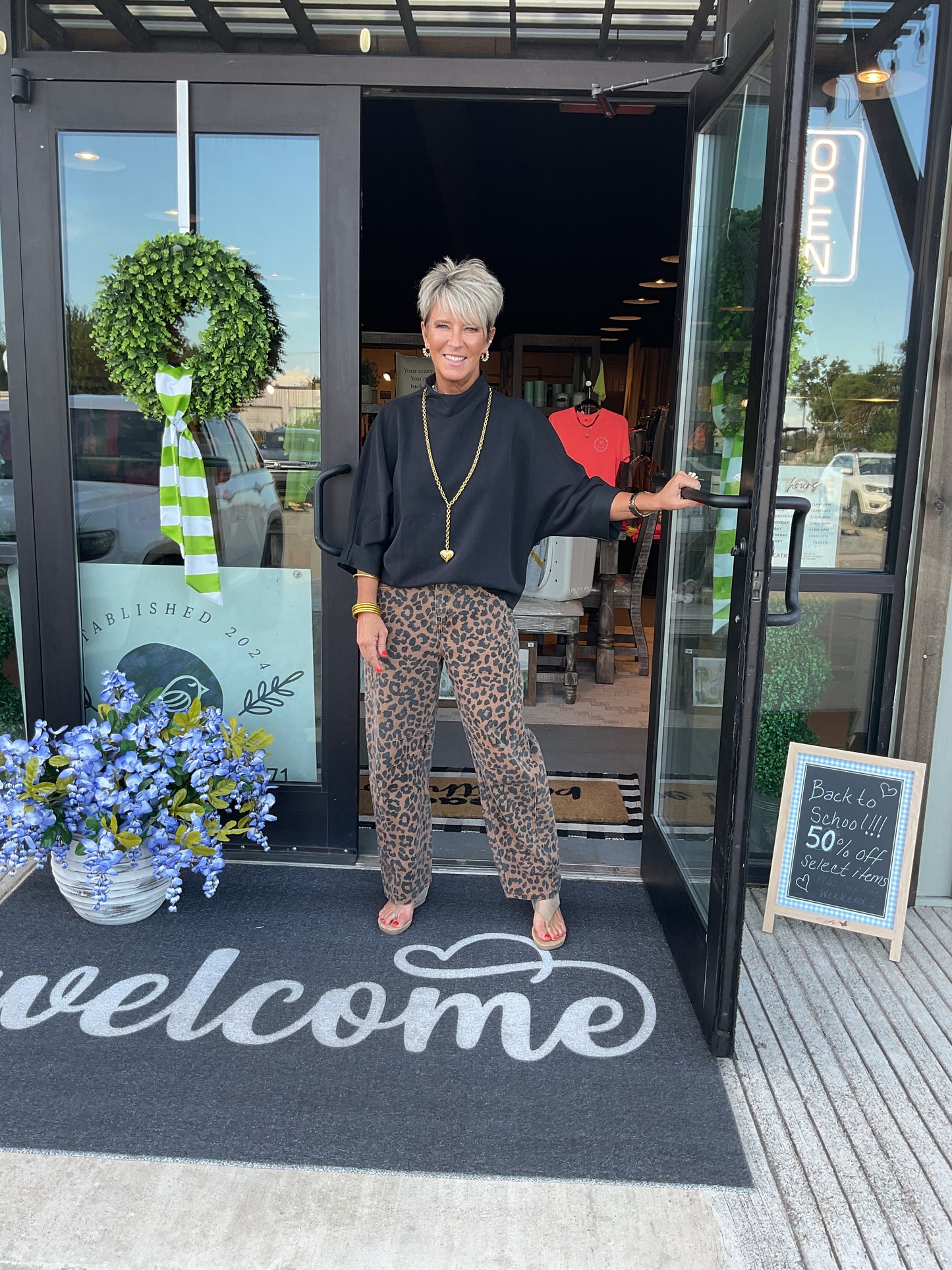 FT04 Modal Black Mock Neck 3/4 Sleeve Top