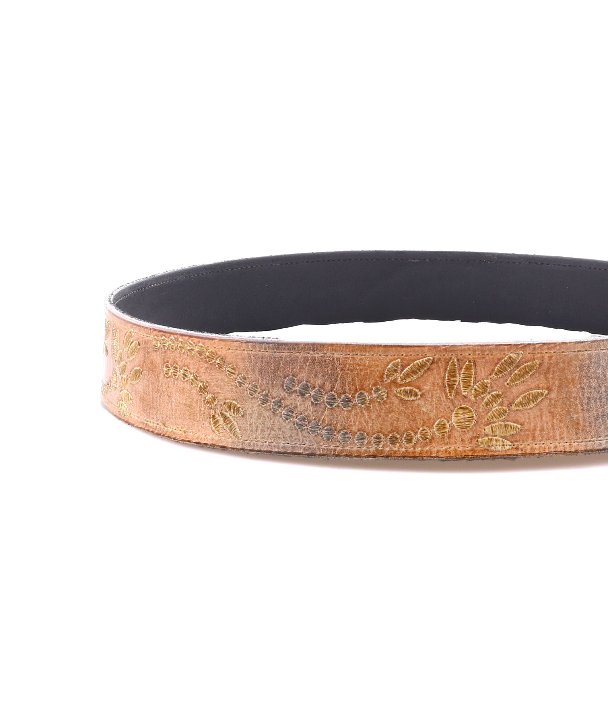 Mohawk Belt in Tan Rustic White