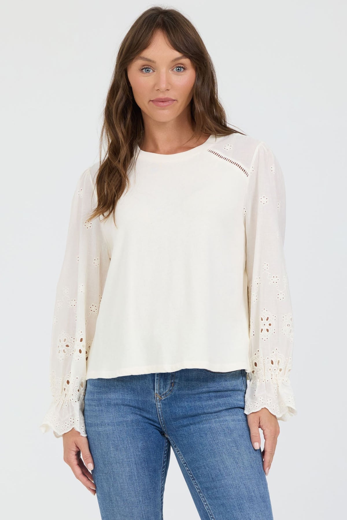 Lacey Eyelet Blouse