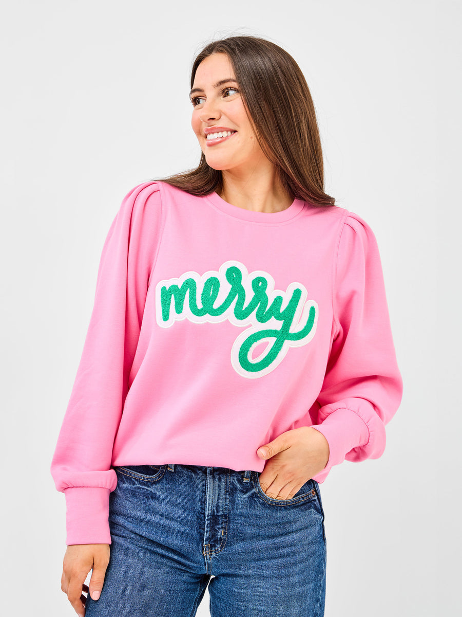 Kelly Sweatshirt Merry Pink by Mary Square