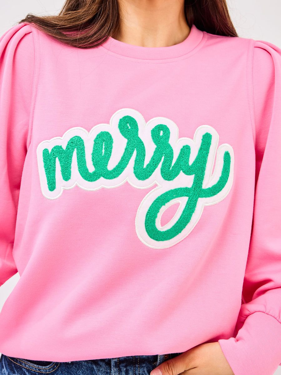 Kelly Sweatshirt Merry Pink by Mary Square