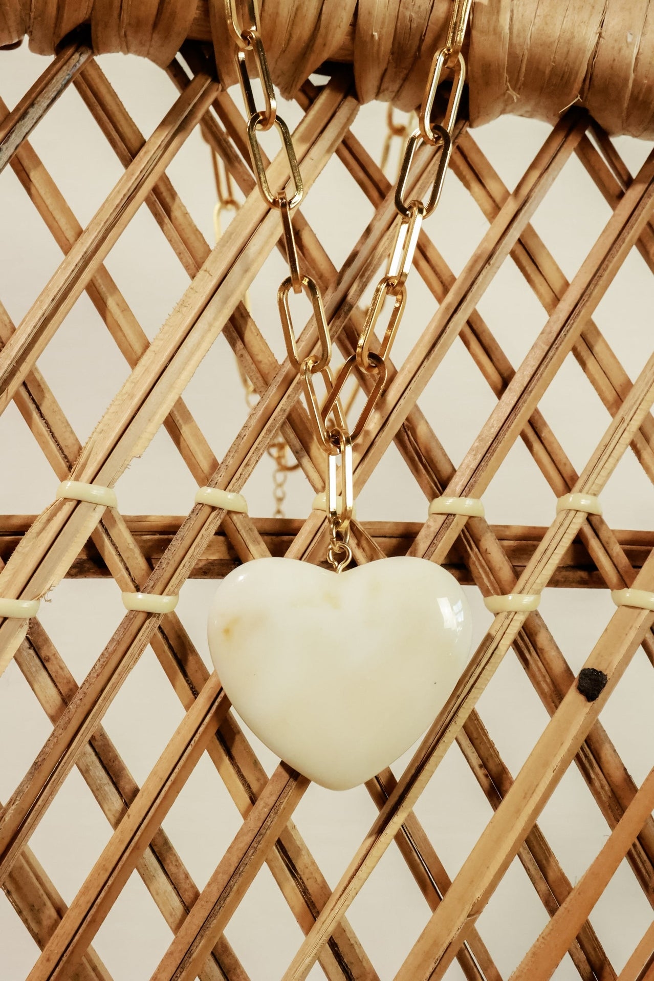 Wild Heart Necklace | Oat