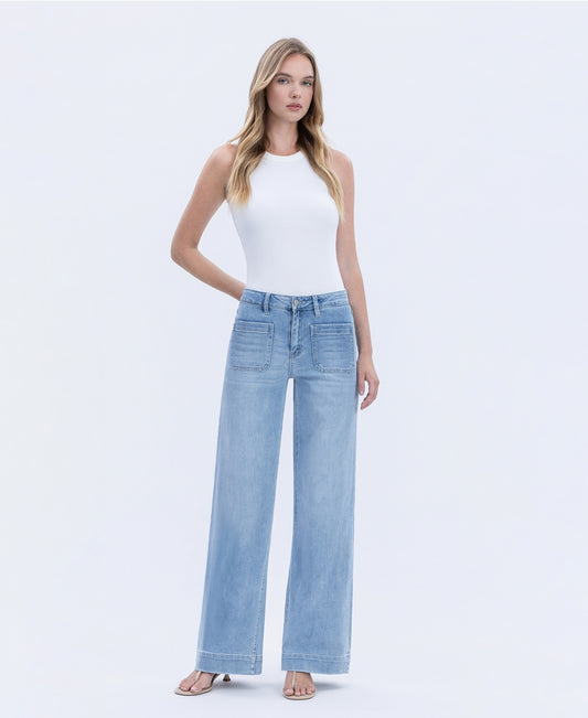 High Rise Wide Trouser Jeans
