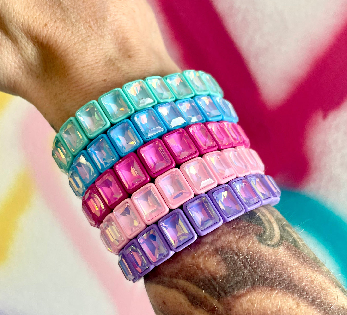 Bowie Bracelet Baby Pink