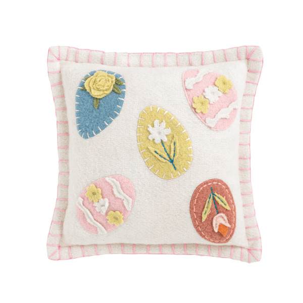 Easter Egg Felt Mini pillow