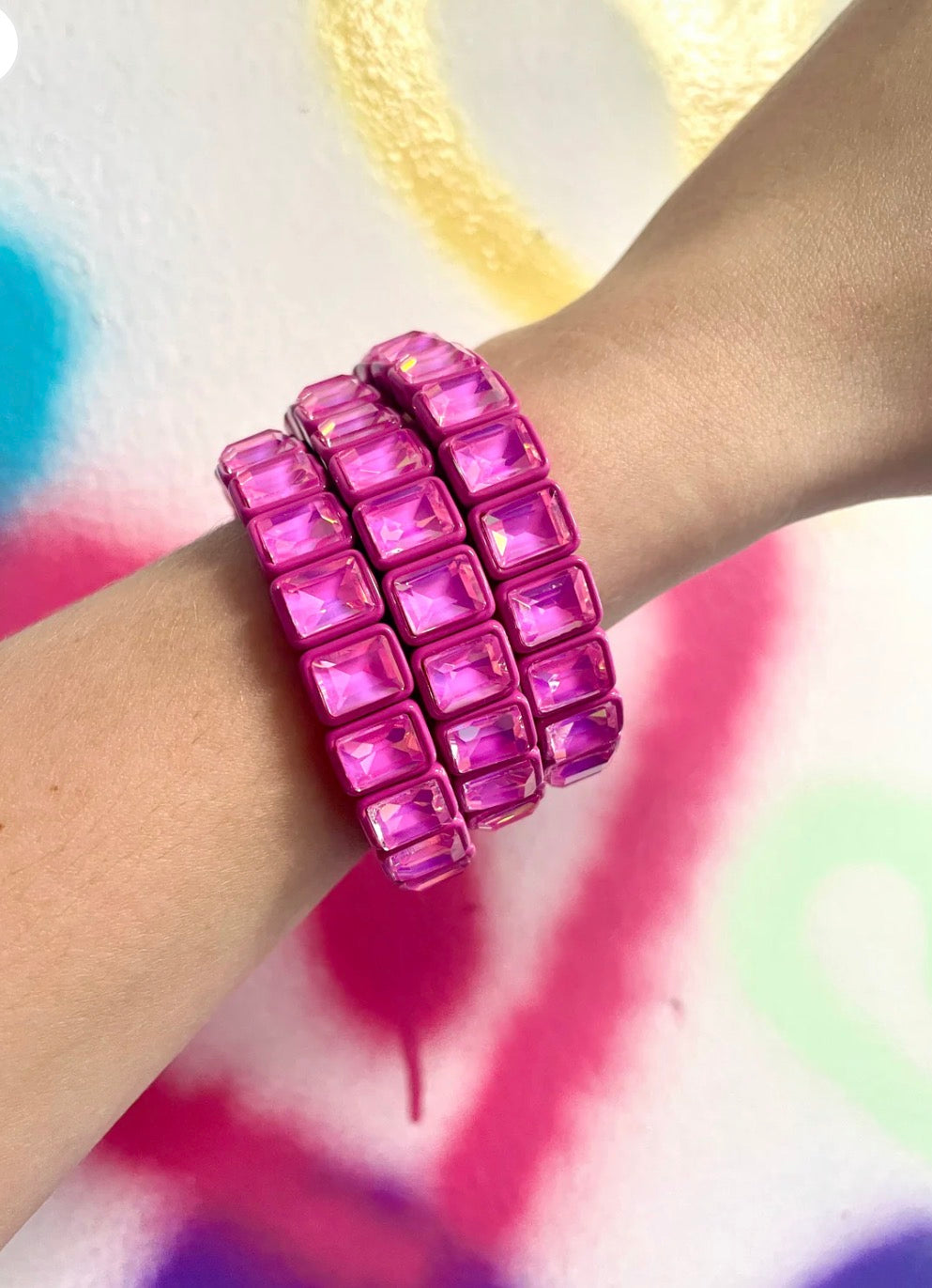 Bowie Bracelet Hot Pink
