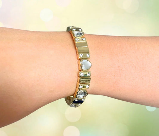 Golden Hour Heart Bracelet