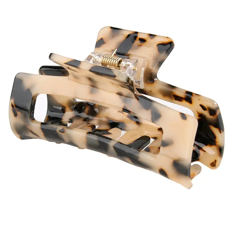 Leopard Hair Claw Clip