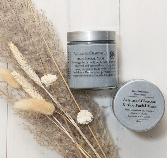 SS05 Aloe Vera & Charcoal Facial Mask